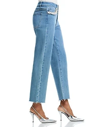 Baylor Pearl Crystal Jeans Star Light Blue