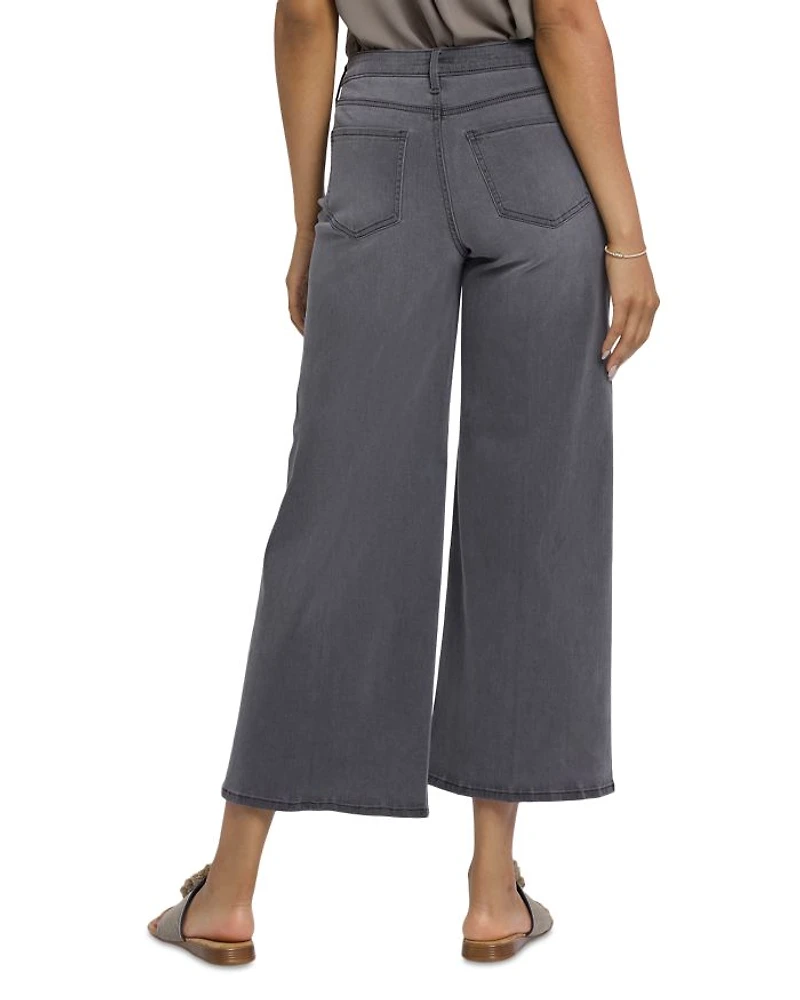 Brodi High Rise Wide Leg Ankle Jeans Frontera Bluffs