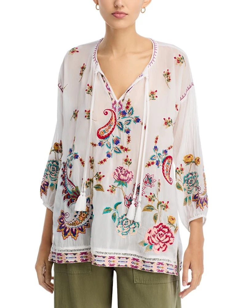 Margot Embroidered Blouse