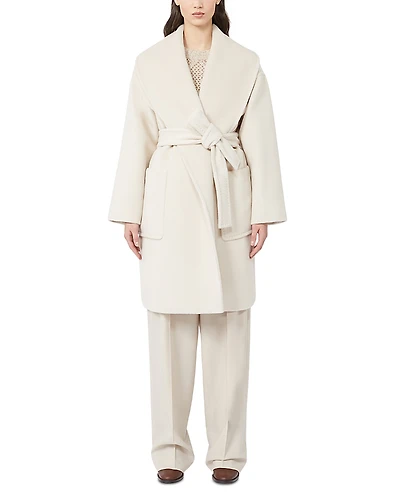 Max Mara Studio Cloruro Wrap Coat