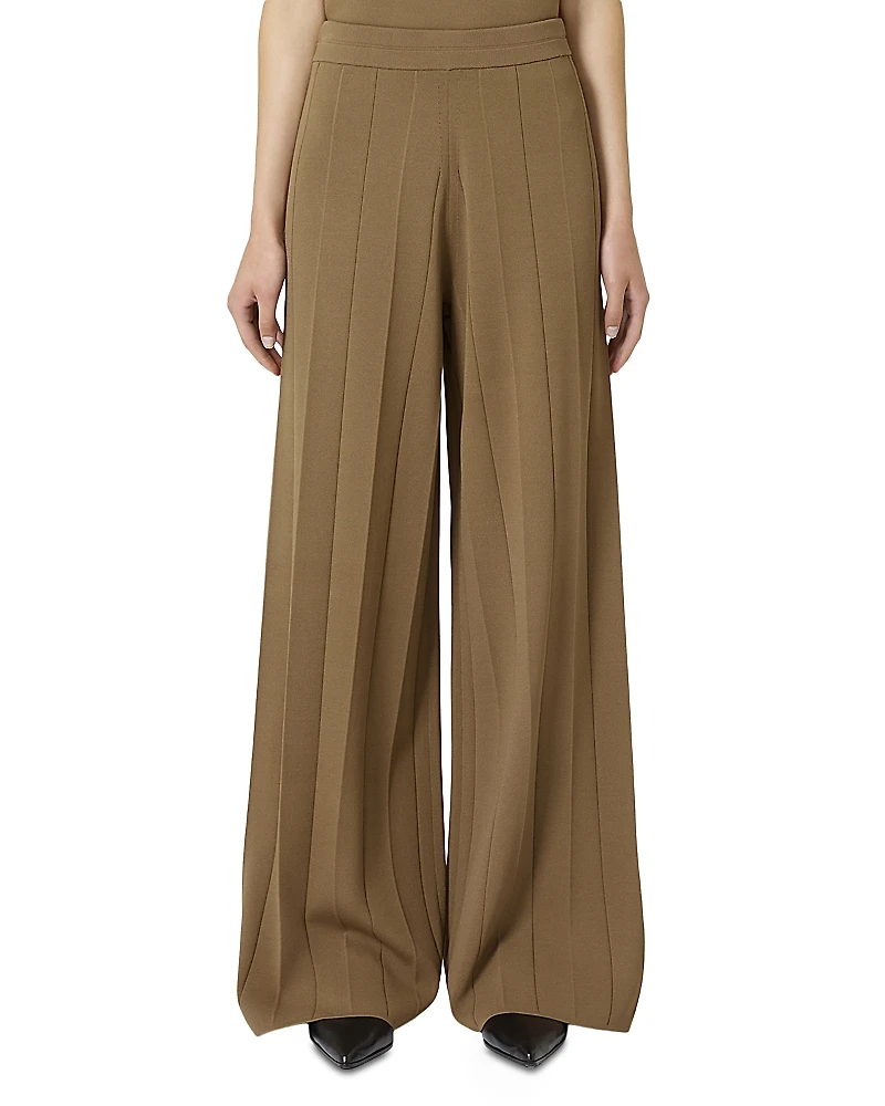 Max Mara Lama Wide Leg Knit Pants
