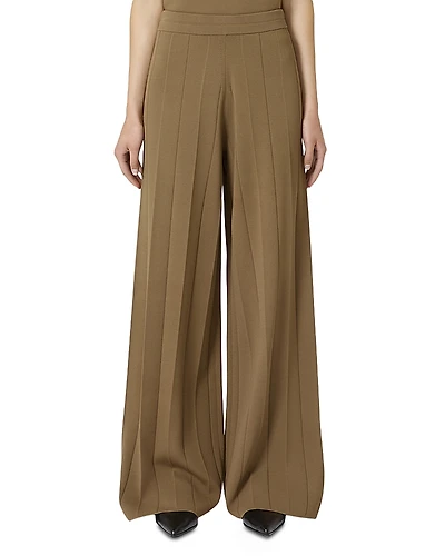 Max Mara Lama Wide Leg Knit Pants