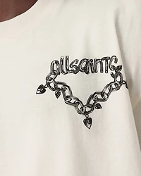 Oversized Drip Logo Graphic Tee