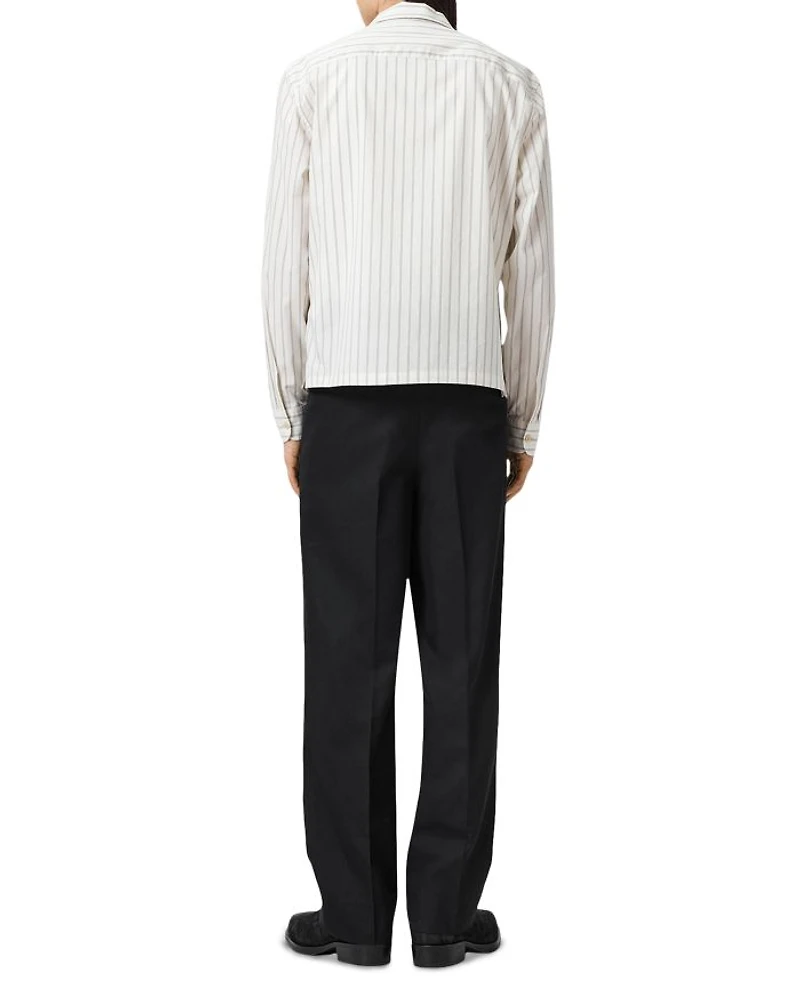 Tallis Pleated Straight Fit Pants