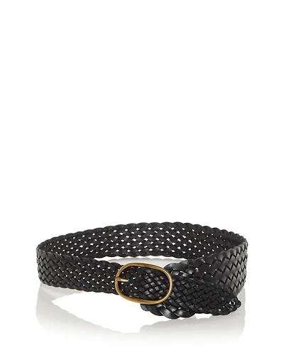 Women's Woven Leather Belt