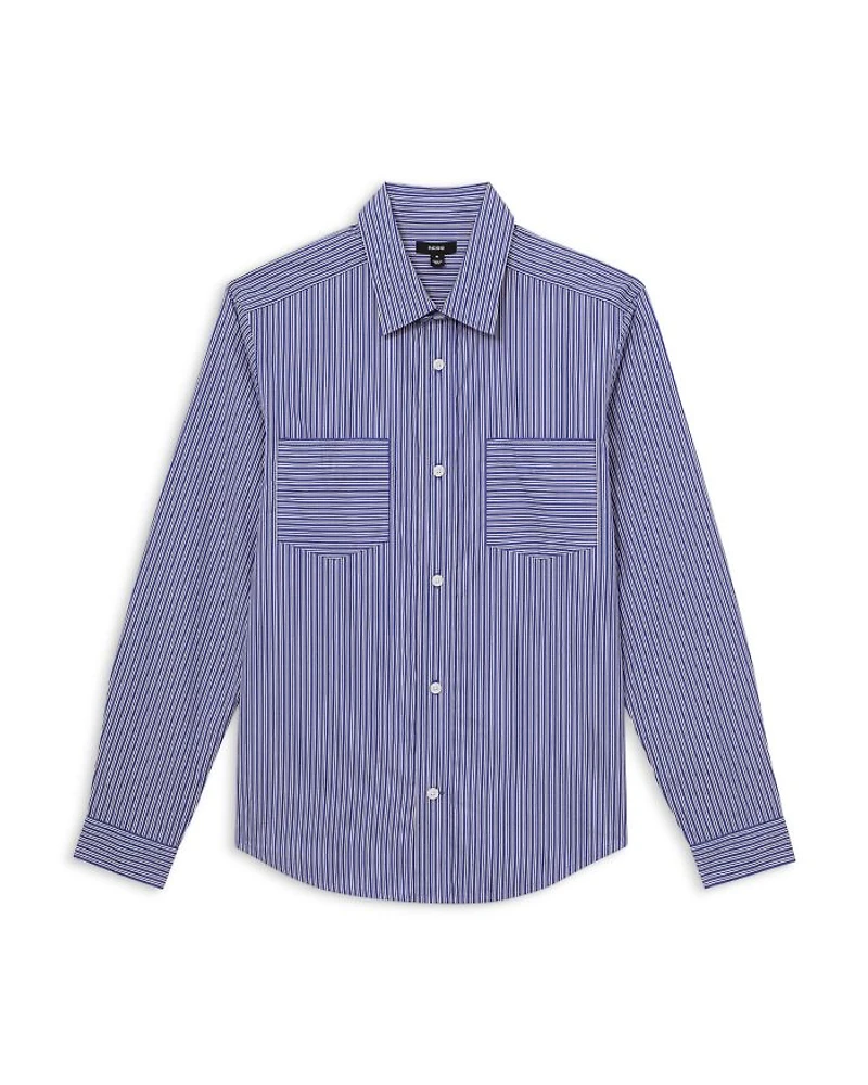 Hendrixon Regular Fit Striped Poplin Shirt
