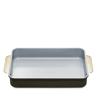 Caraway Mini Rectangle Pan with Gold Handles