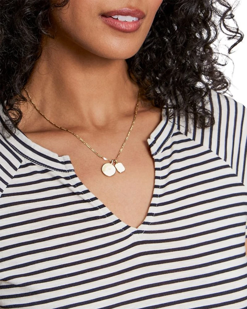 Notch Neck Tee