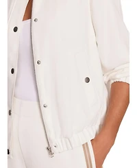 Women's Bomber Popper Jacket