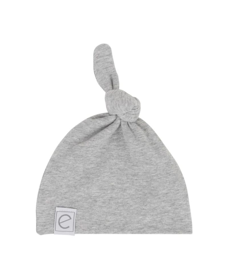 Unisex Knotted Wearable Blanket & Knot Hat Set with Matching Mittens - Baby