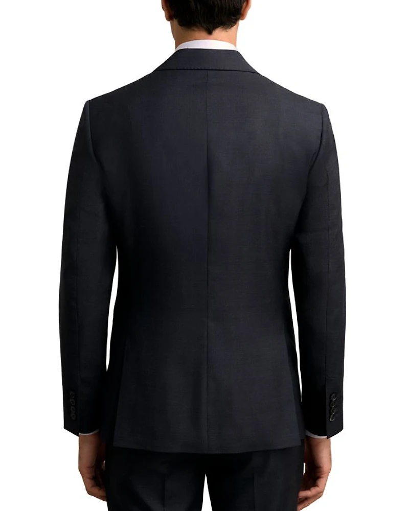 Slim Fit Prince of Wales Check Wool Blazer