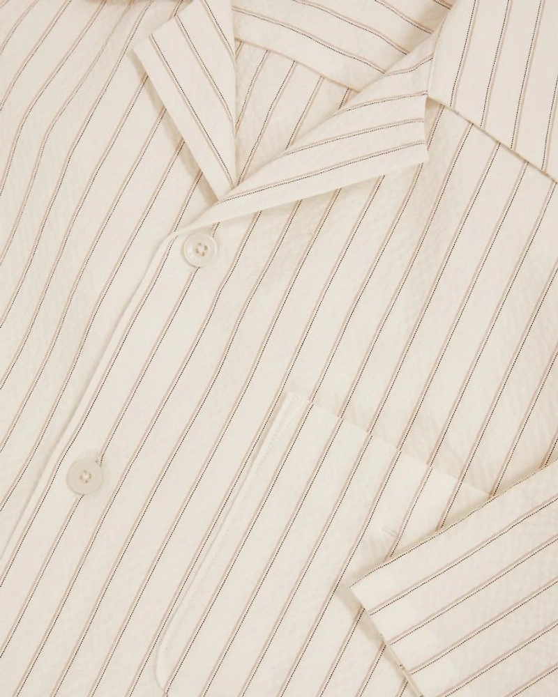 Easton Seersucker Cuban Shirt