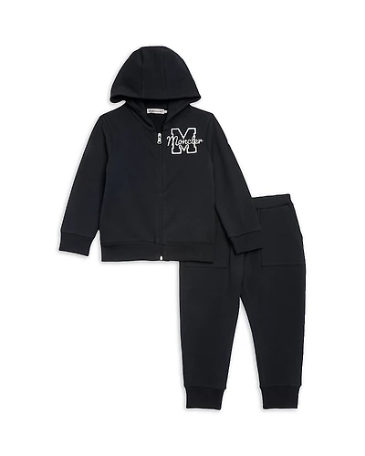 Moncler Boys' Logo Zip Hoodie & Jogger Pants Set - Baby, Little Kid