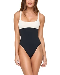 L*Space Descanso Color Blocked One Piece Swimsuit