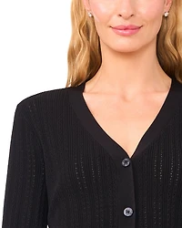 V Neck Cropped Cardigan