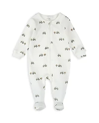 Firsts by petit lem Boys' Pear Picking Truck Print Footie Sleeper - Baby