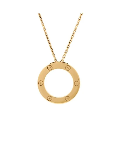 Love Pendant Necklace 18K Gold