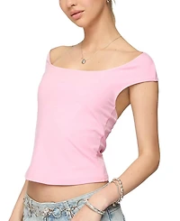 Edikted Mikkey Cut Out Off Shoulder Top