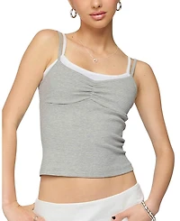 Edikted Lilian Layered Striped Tank Top