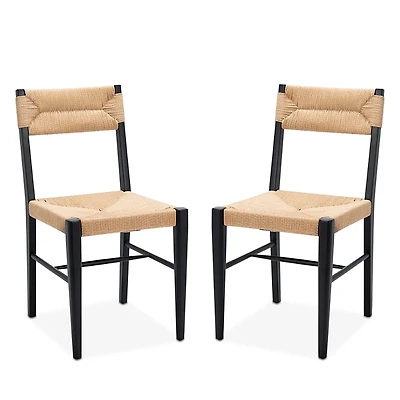 Safavieh Cody Rattan Dining Chairs, Set of 2