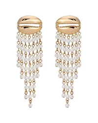 Mykonos Shell Dangle Earrings