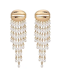 Ettika Mykonos Shell Dangle Earrings