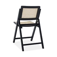 Desiree Cane Folding Dining Chairs, Set of 2