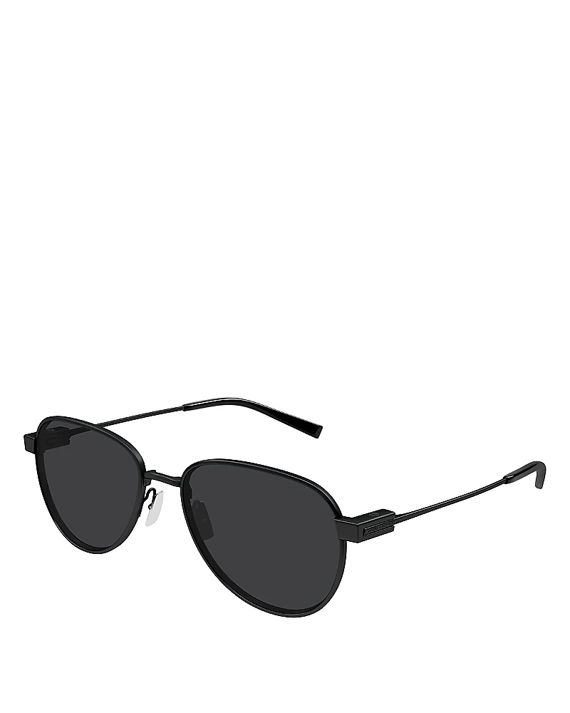 Saint Laurent Pilot Sunglasses, 53mm