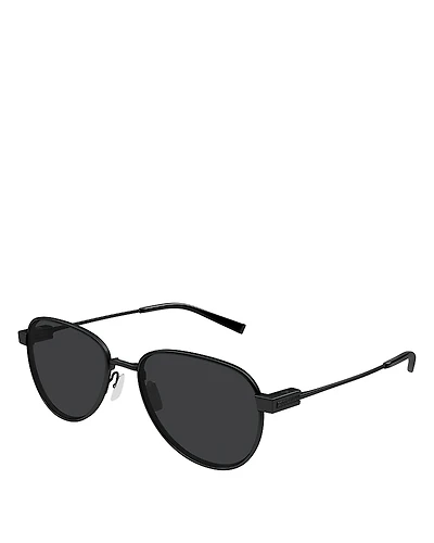Saint Laurent Pilot Sunglasses, 53mm