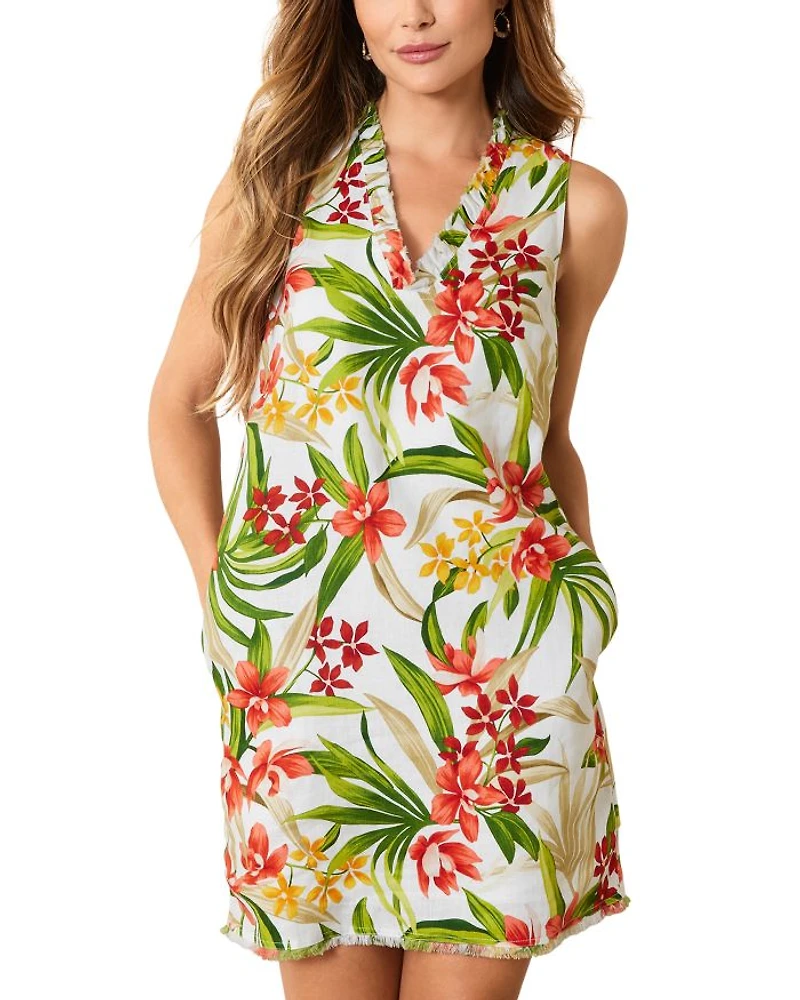 Calli Cove Ruffled Neck Dress