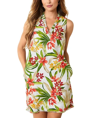 Calli Cove Ruffled Neck Dress