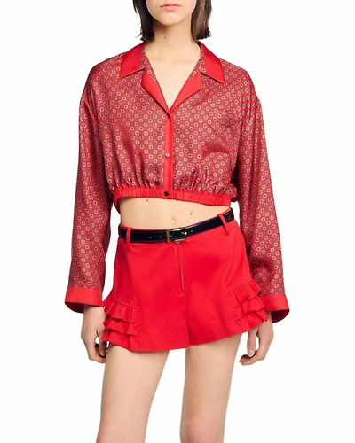 Scarf Print Shirt