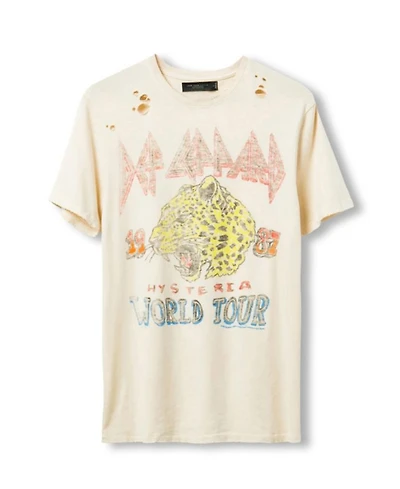Unisex Def Leppard Hysteria Vintage Destroy Tee