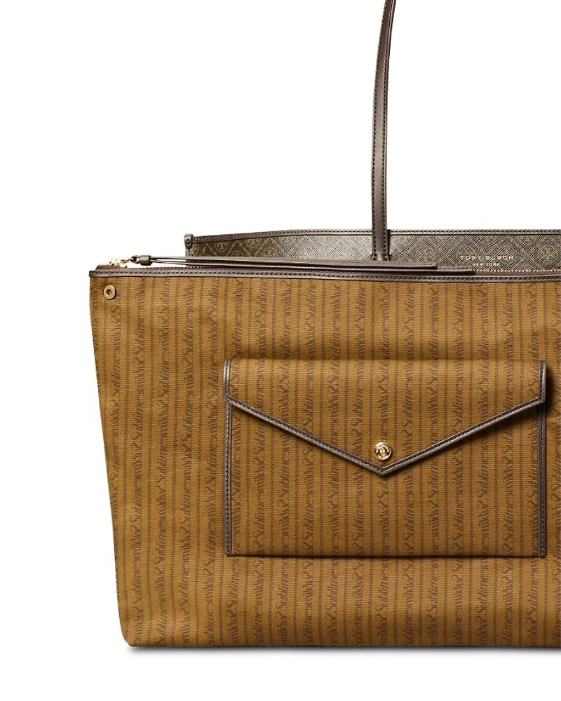 Perry Coated Canvas Tote