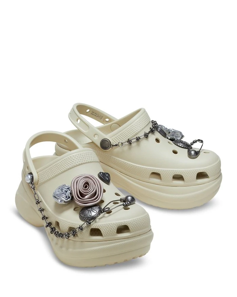 Women's Bae Metallic Rose Clogs