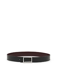 Lanvin Men's Signature Reversible Leather Belt