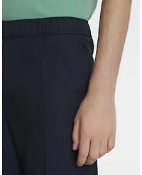 Elastic Waistband Pants Technical Cotton