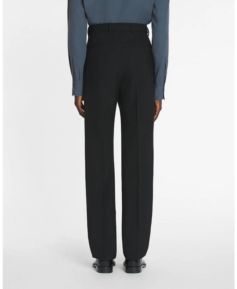 Straight Fit Wool Pants