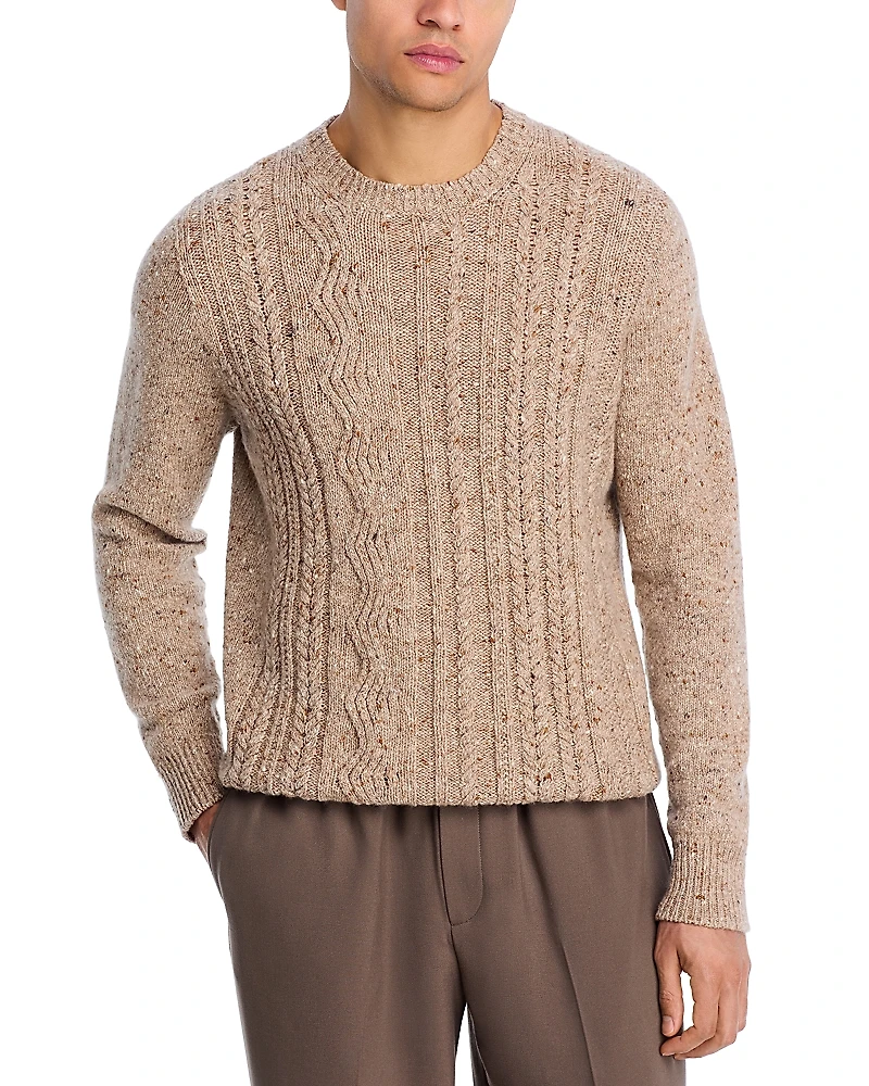 Inis Meain Cable Crewneck Sweater
