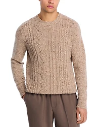 Inis Meain Cable Crewneck Sweater