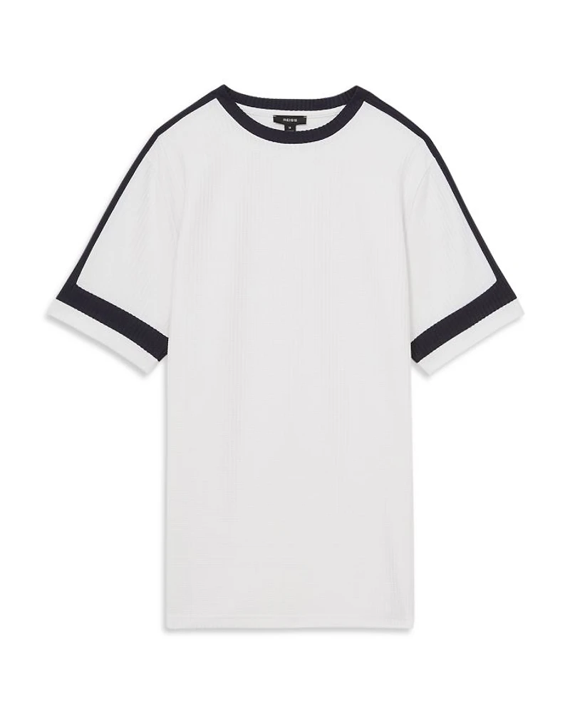 Grand Oversized Textured Short Sleeve Sweater