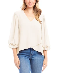 Karen Kane Layered Bracelet Sleeve Top