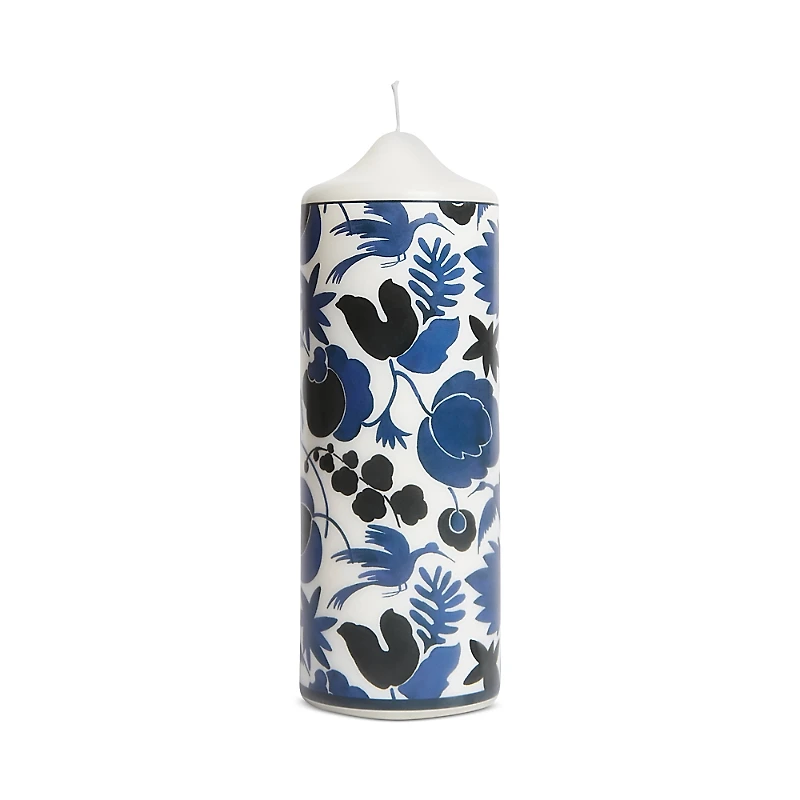La DoubleJ Wild Bird Printed Pillar Candle