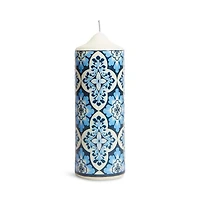 La DoubleJ Palazzo Printed Pillar Candle