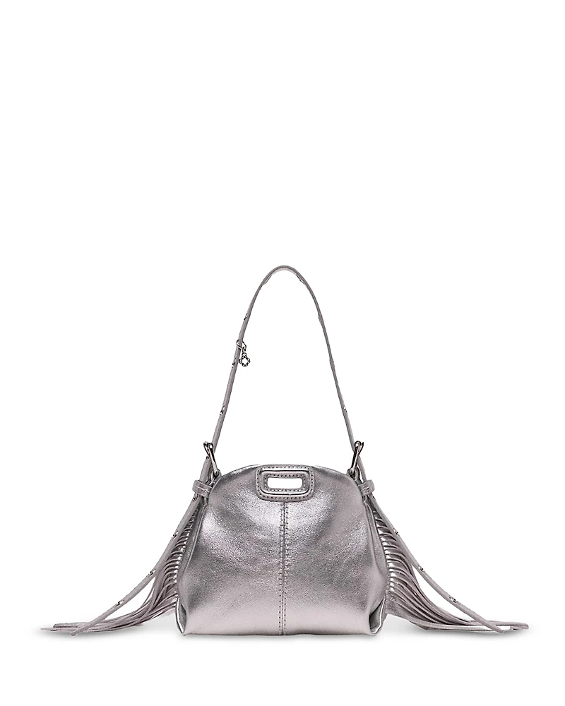 Maje Metallic Micro Bag