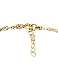 Blue Pavé Evil Eye Ankle Bracelet - Exclusive