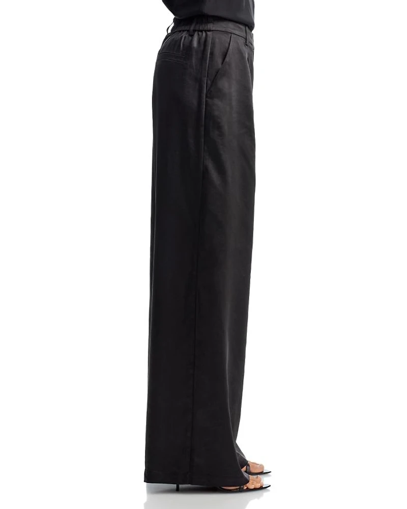 Satin Wide Leg Pants
