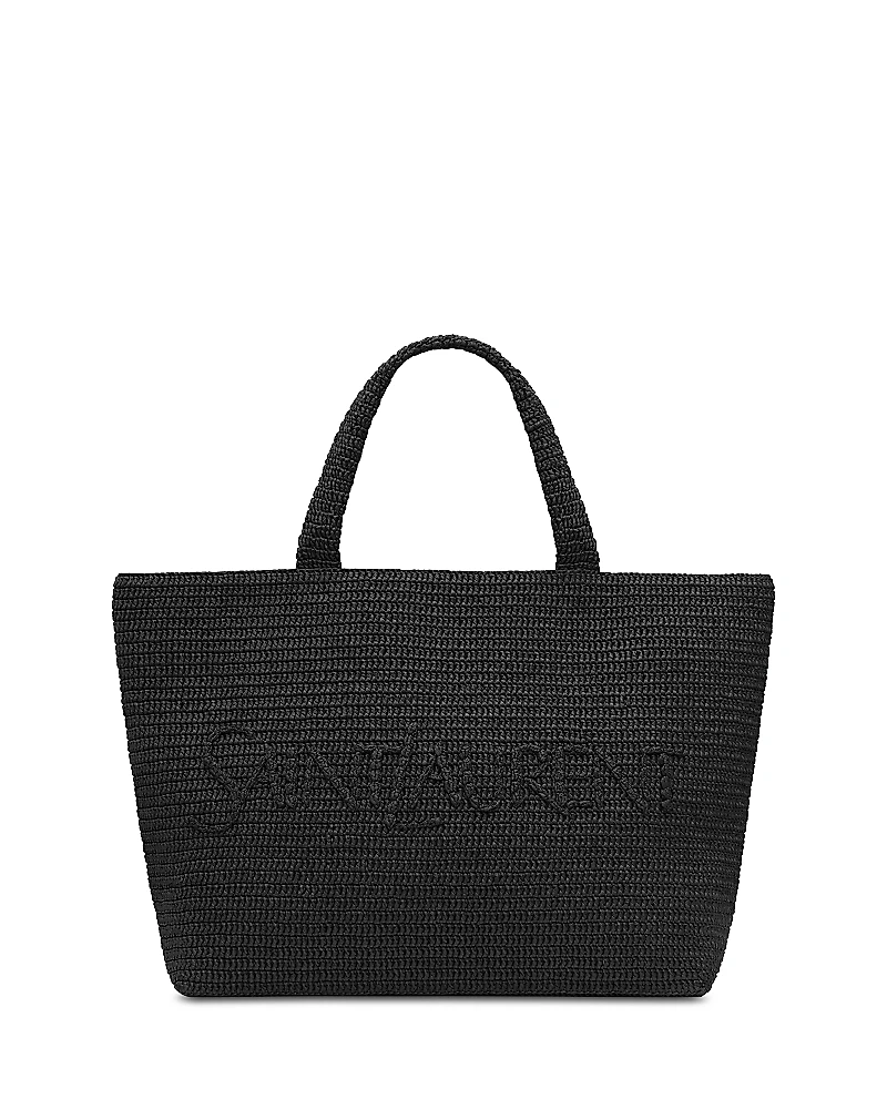 Saint Laurent Raffia Tote Bag
