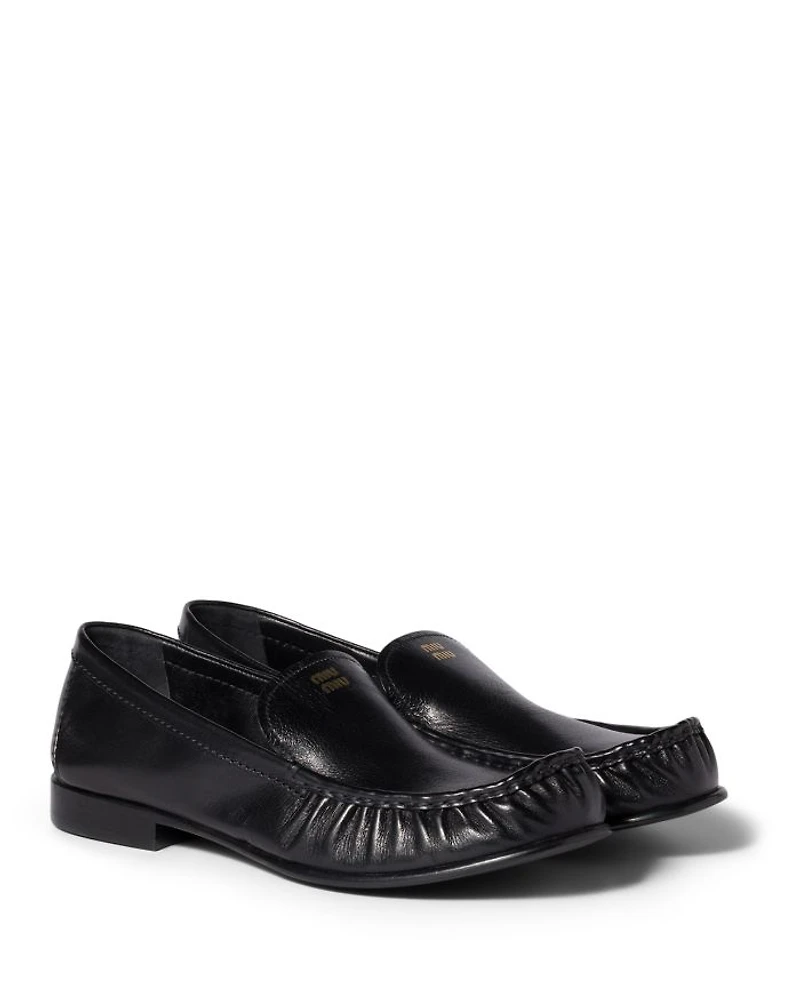 Women's Mocassini Leather Moccasin Loafers