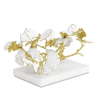 Butterfly Ginkgo Golden Decorative Object
